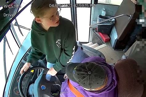 'Little hero': Boy stops Michigan school bus with ill driver